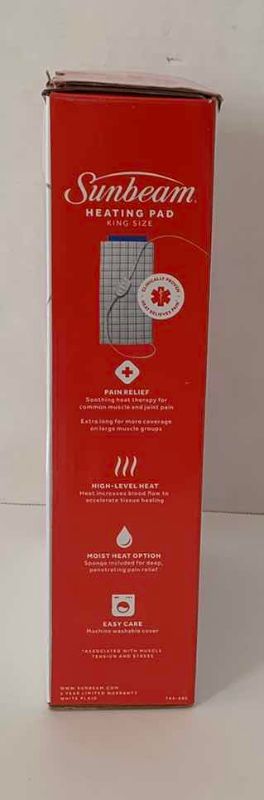Photo 1 of NIB SUNBEAM KING SIZE HEATING PAD