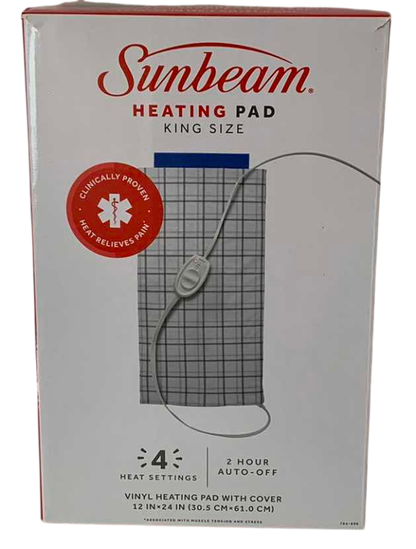 Photo 1 of NIB SUNBEAM KING SIZE HEATING PAD