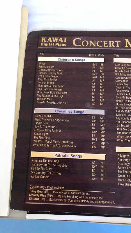 Photo 1 of KAWAII DIGITAL PIANO CN380