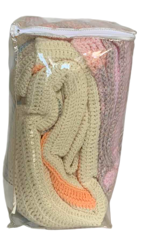 Photo 1 of TWO CROCHETED BLANKETS