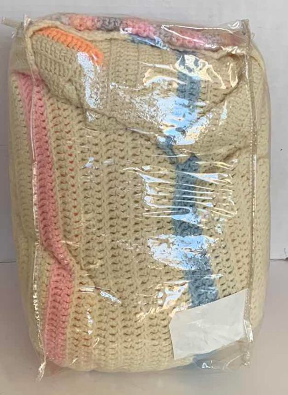 Photo 1 of TWO CROCHETED BLANKETS