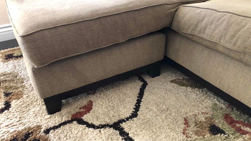 Photo 1 of L-SHAPED SECTIONAL SOFA  92” X 65” H 35”