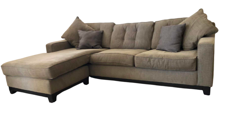 Photo 1 of L-SHAPED SECTIONAL SOFA  92” X 65” H 35”