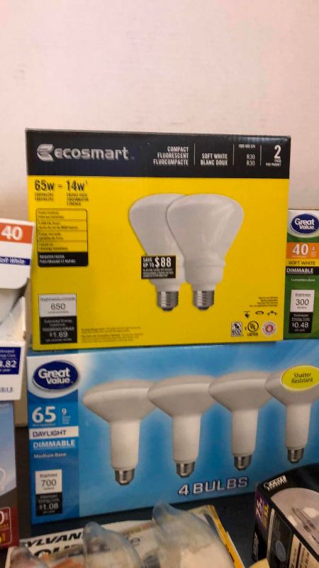 Photo 1 of LIGHT BULBS