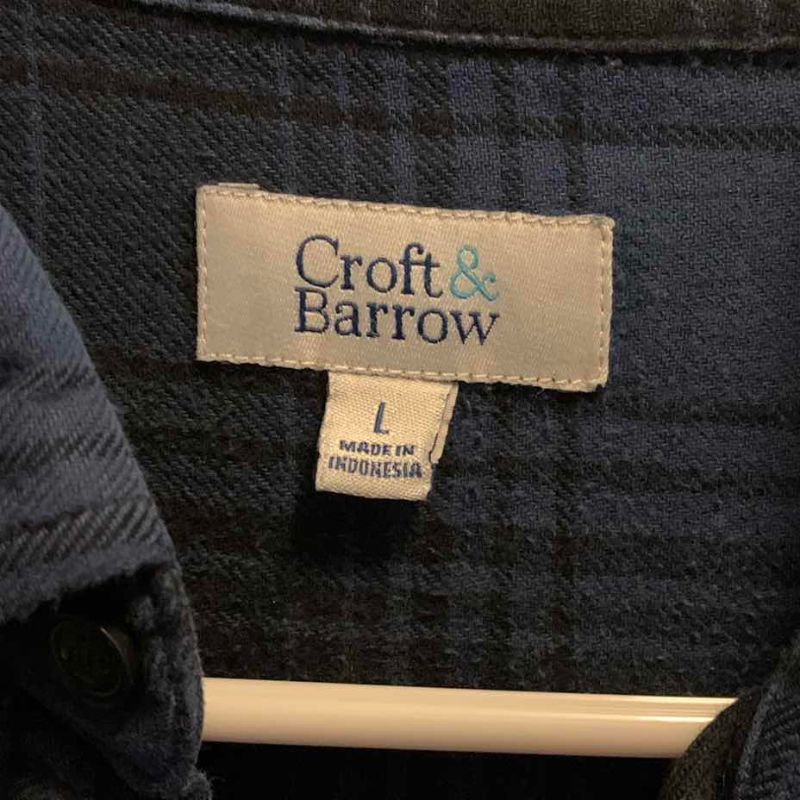 Photo 1 of LONG SLEEVE PLAID SHIRTS (8) SIZE L