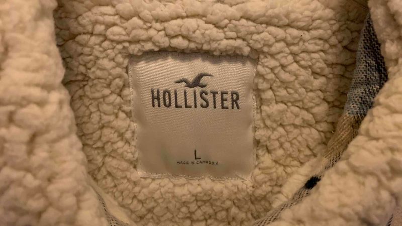 Photo 1 of HOLLISTER PLAID FLANNEL SHERPA LINED SIZE L NWT
