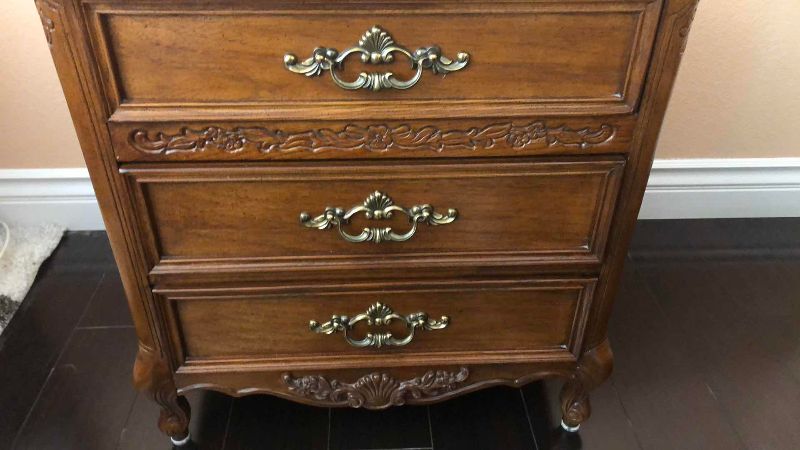 Photo 1 of STANLEY FRENCH PROVINCIAL STYLE NIGHTSTAND 26” X 19” H 26”