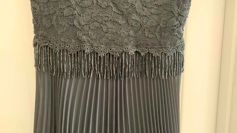 Photo 1 of MYSTIC BLACK DRESS WITH BEADED WAIST SIZE L