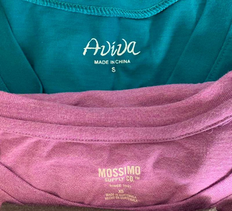 Photo 1 of SORRY SLEEVE SHIRTS SIZE XS-XL & NWT EXPRESS JEANS SIZE 0L