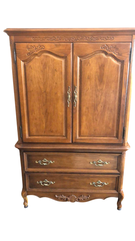 Photo 1 of STANLEY FRENCH PROVINCIAL STYLE TELEVISION AMOIRE 40” X 20” H 63”