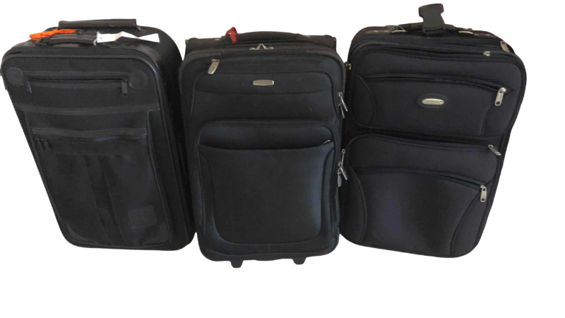 Photo 1 of THREE SOFTSIDE SUITCASES