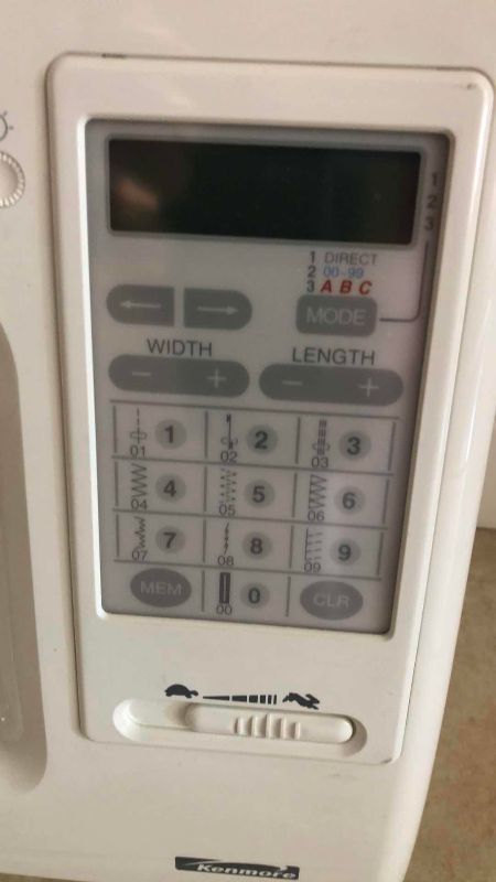 Photo 1 of VINTAGE COMPUTERIZED KENMORE SEWING MACHINE MODEL 385.19233400