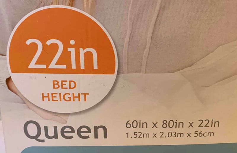 Photo 1 of INTEX RAISED DOWNY QUEEN AIR MATTRESS NIB