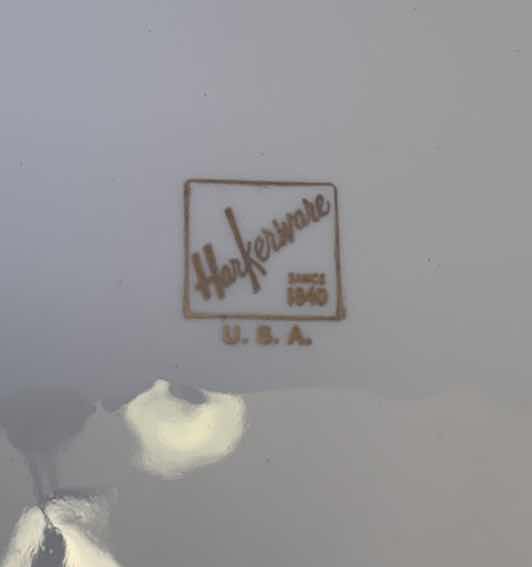 Photo 1 of HARKERWARE COLLECTIBLE CAKE PLATE & SERVER 10”D