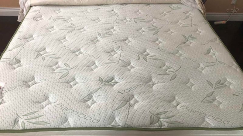 Photo 1 of STANLEY KING SIZE BED WITH FRAME, BAMBOO MATRESS AND BEDDING