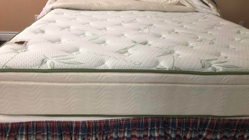 Photo 1 of STANLEY KING SIZE BED WITH FRAME, BAMBOO MATRESS AND BEDDING