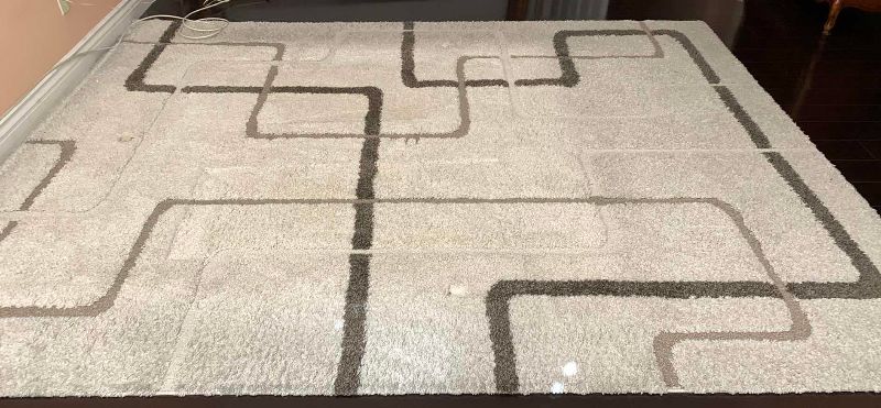 Photo 1 of “BAZAAR MODERN LINES” RUG 7’ 10” X 10’ 2”