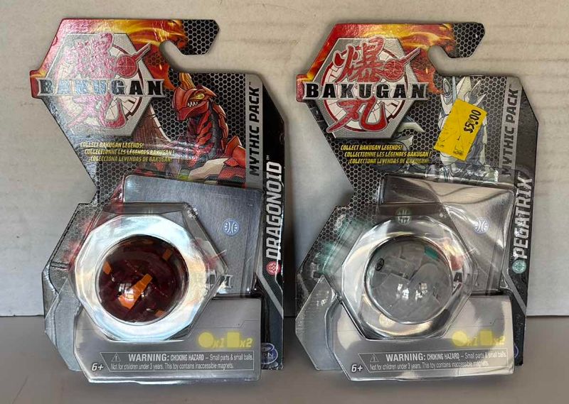 Photo 1 of ATARI TINY ARCADE, BAKUGAN MYTHIC PACKS (2) & AMONG US CREWMATE FIGURES (2)