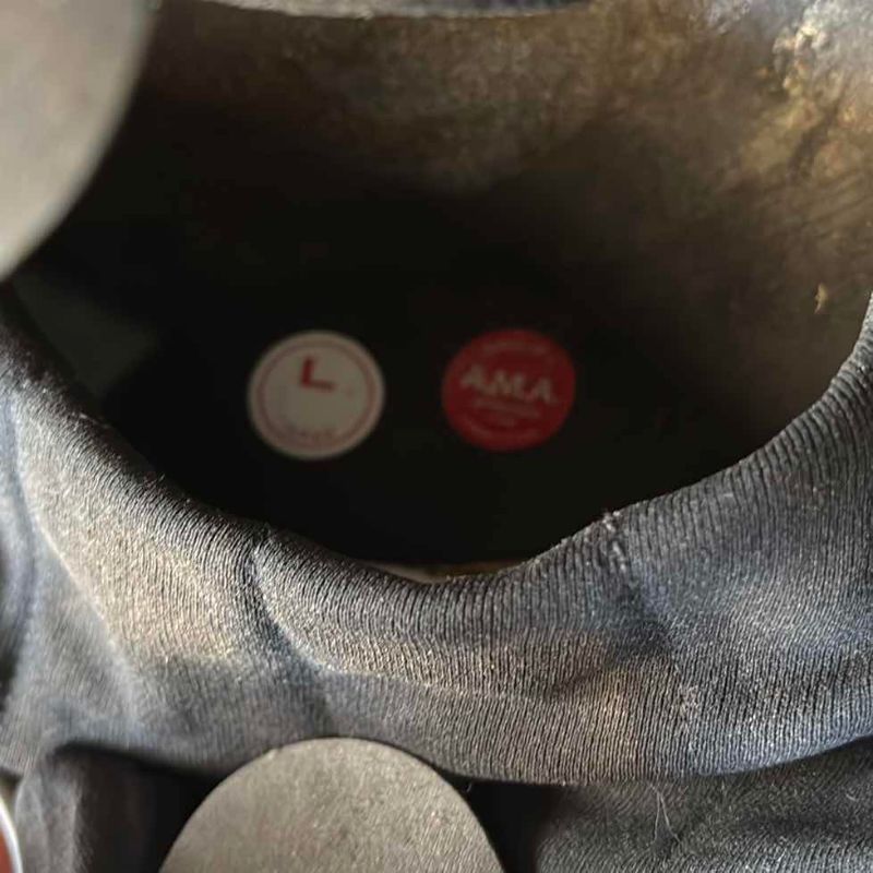 Photo 1 of 1970S VINTAGE BLUE OPEN FACE HELMET SIZE L