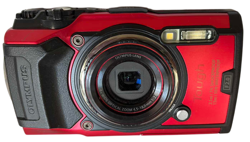Photo 1 of OLYMPUS TOUGH TG-6 RED DIGITAL 4K VIDEO WATERPROOF CAMERA