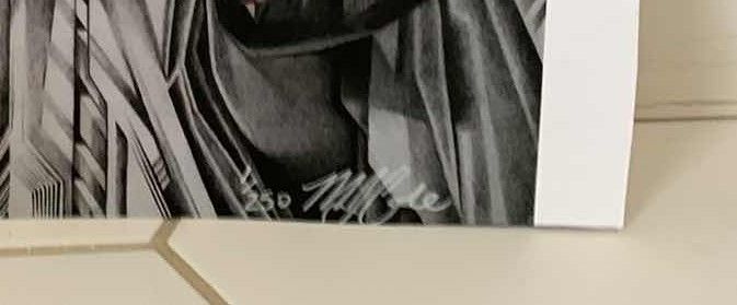 Photo 1 of "MOTHER MACHINE" LIMITED EDITION ARTWORK SIGNED BY ARTIST 17" X 11" JESUS