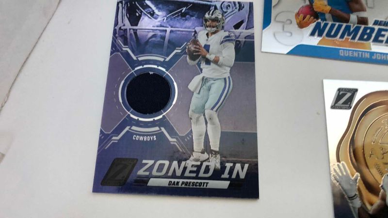 Photo 1 of 2023 ZENITH NFL FOOTBALL CARDS DAK PRESCOTT JERSEY CARD