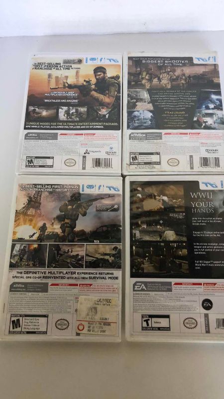 Photo 1 of 4 WII WAR GAMES