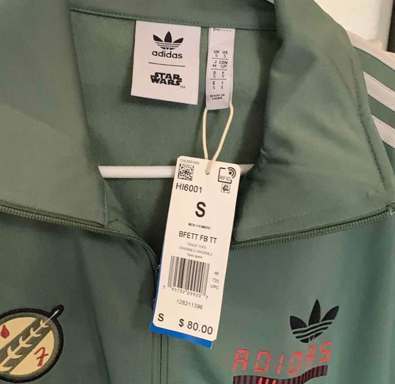 Photo 1 of ADIDAS ZIPPER JACKET SZ SMALL MENS