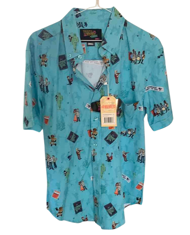 Photo 1 of BACK TO FUTURE MENS SHIRT SZ S NWT