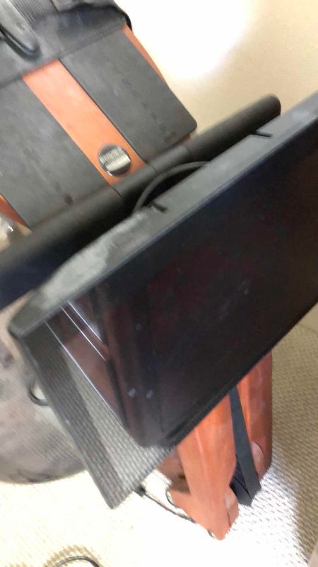 Photo 1 of ERGATTA WATER ROWER HAND CRAFTED CHERRY WOOD FRAME AND INTEGRATED TOUCHSCREEN FOR GAME BASED WORKOUTS