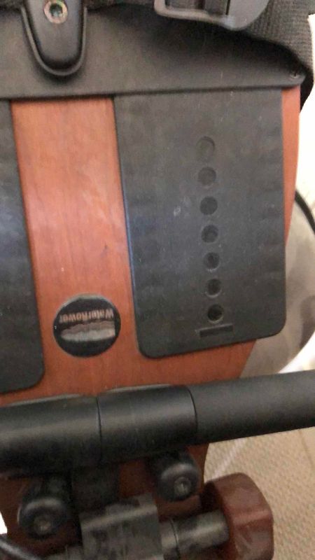 Photo 1 of ERGATTA WATER ROWER HAND CRAFTED CHERRY WOOD FRAME AND INTEGRATED TOUCHSCREEN FOR GAME BASED WORKOUTS