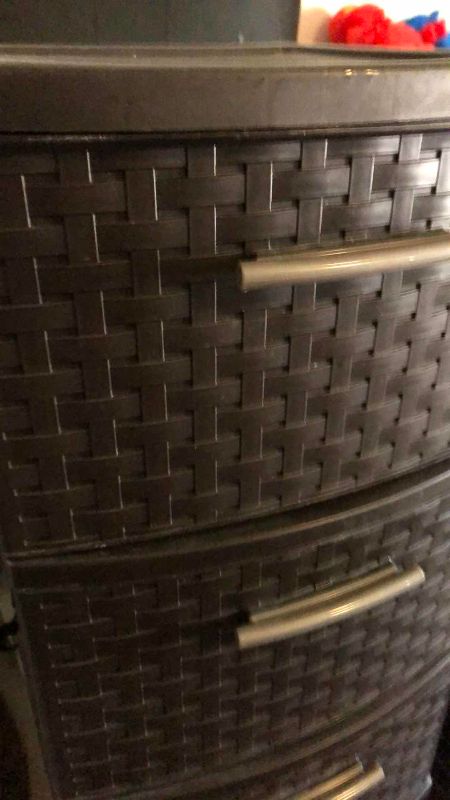 Photo 1 of 2 STORAGE CONTAINERS BAMBOO STYLE FRONT