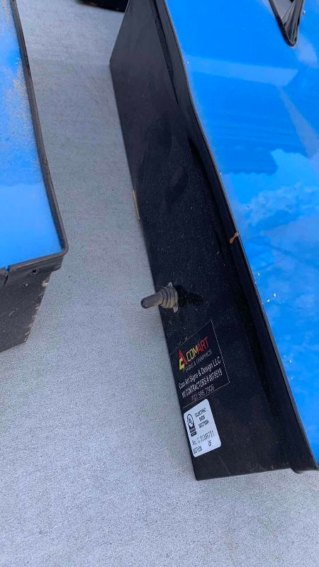 Photo 1 of METAL AND PLASTIC SIGN