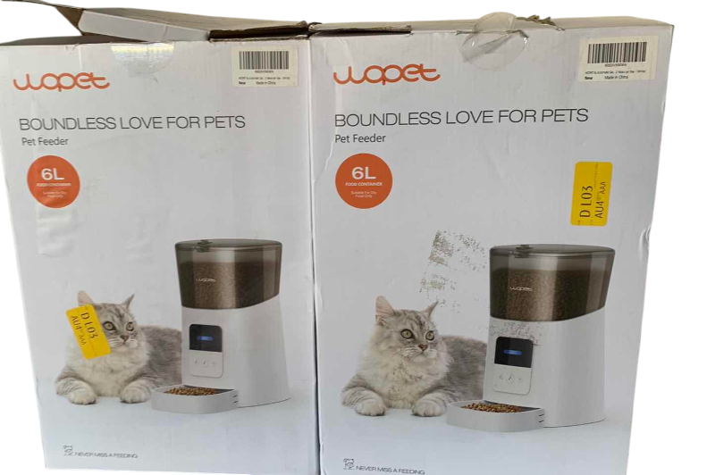 Photo 1 of PAIR OF 6L PET FEEDERS