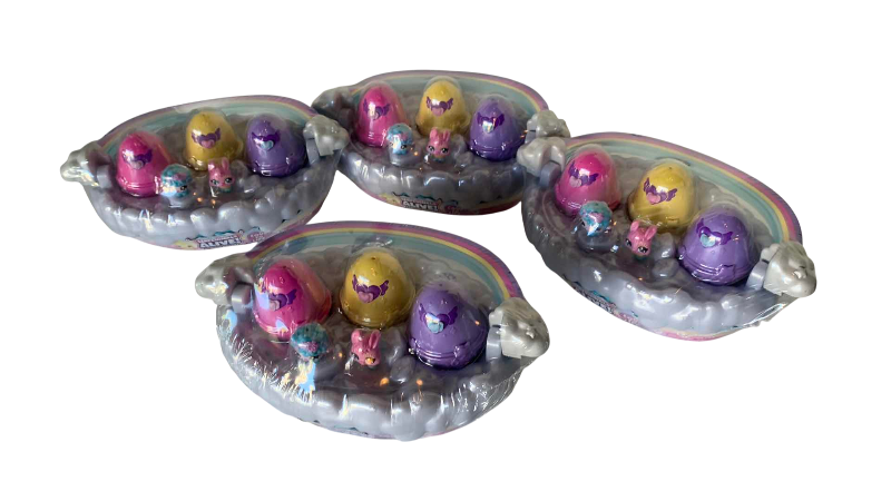 Photo 1 of FOUR HATCHIMALS LIVE SPRING BASKET TOY SETS
