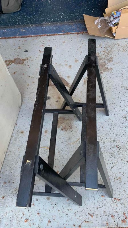 Photo 1 of PAIR OF SAWHORSES