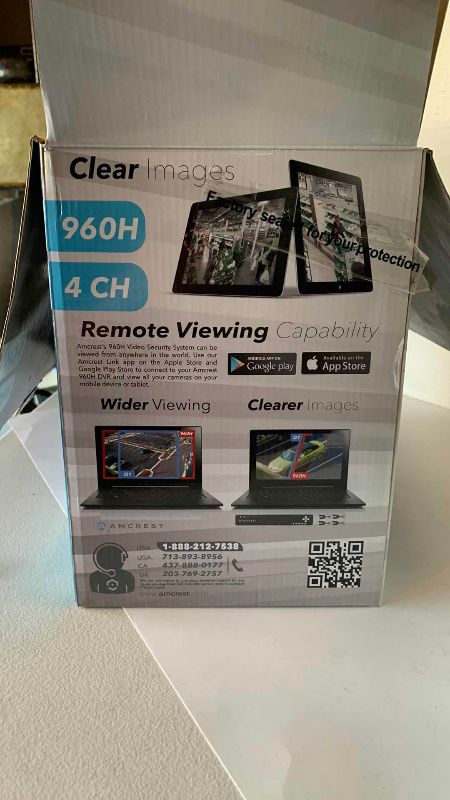 Photo 1 of AMCREST 960H SECURITY CAMERA SYSTEM