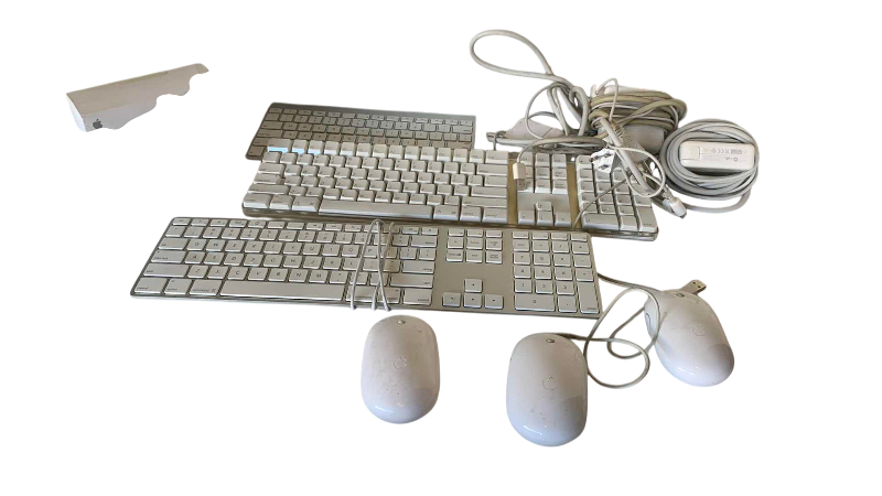 Photo 1 of APPLE KEYBOARDS, MICE AND POWER SUPPLIES VINTAGE