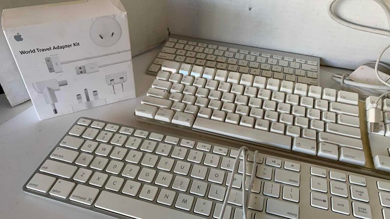 Photo 1 of APPLE KEYBOARDS, MICE AND POWER SUPPLIES VINTAGE