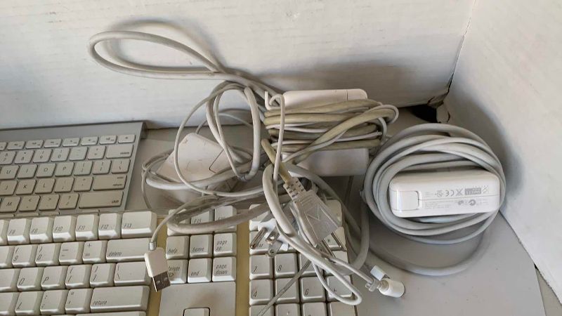 Photo 1 of APPLE KEYBOARDS, MICE AND POWER SUPPLIES VINTAGE