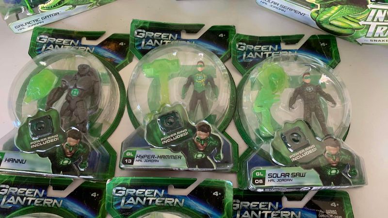 Photo 1 of GREEN LANTERN ACTION FIGURES DC COMICS