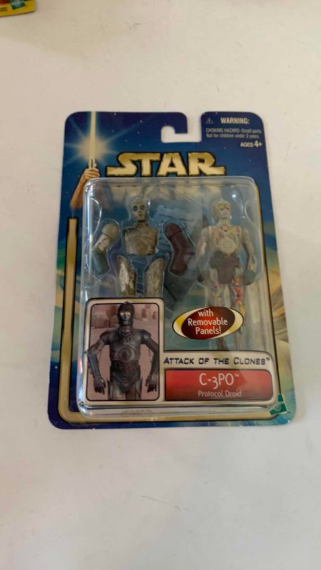 Photo 1 of STAR WARS FIGURES