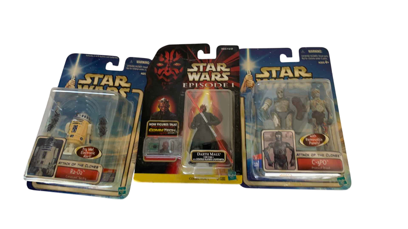 Photo 1 of STAR WARS FIGURES