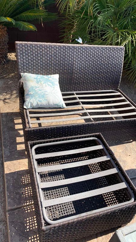 Photo 1 of RATTAN PATIO SET