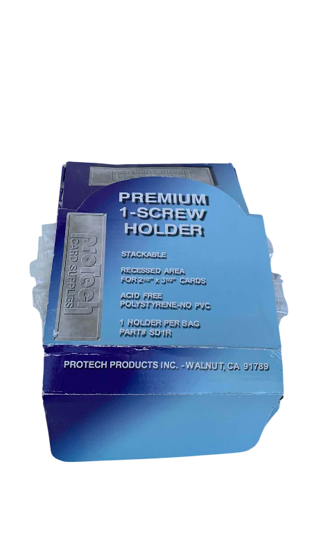 Photo 1 of TRADING CARD 1 SCREW HOLDERS