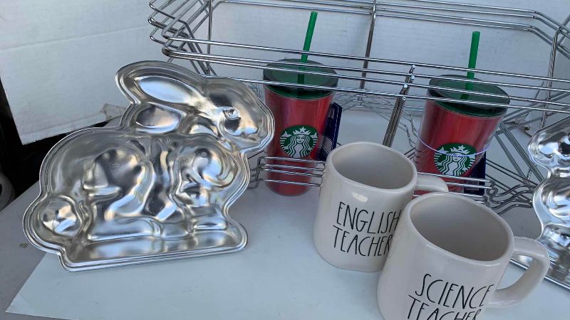 Photo 1 of COOKING ITEMS AND COFFEE CUPS