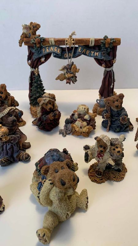 Photo 1 of BOYDS BEAR NATIVITY SCENE FIGURINES