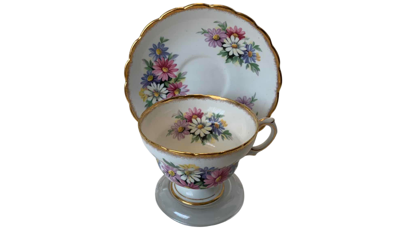 Photo 1 of ROSANNA TEACUP SET MADE IN ENGLAND BONE CHINA