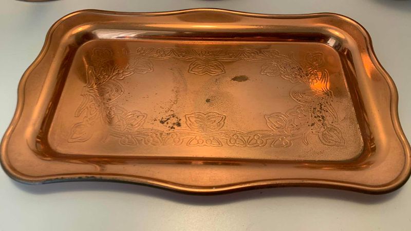 Photo 1 of COPPER TEA SET