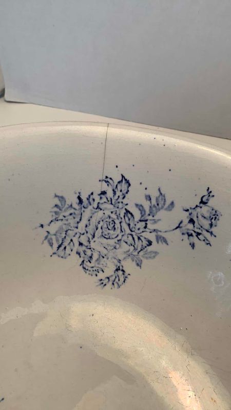 Photo 1 of ANTIQUE WATER, PITCHER, AND BASIN